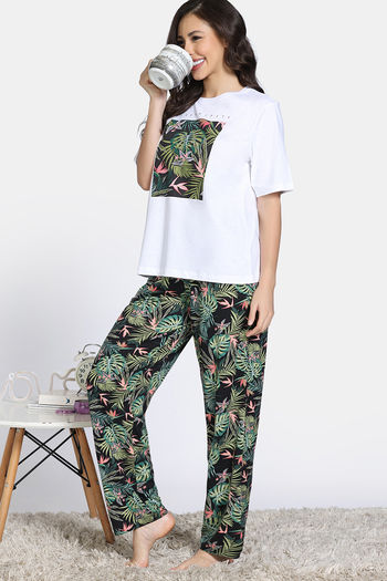 Buy Zivame Knit Poly Pyajama Sets-Tap shoe